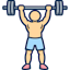 Standing barbell press